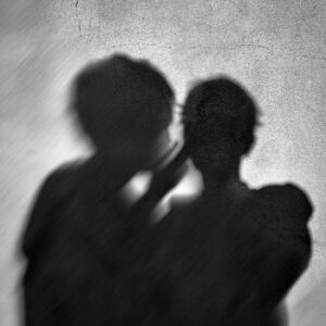 Two shadows of women
